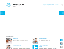 Tablet Screenshot of hausundgrundhessen.de